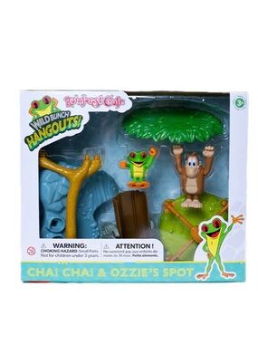Wild Bunch Hangouts Rainforest Cafe Cha! Cha! & Ozzie's Spot Playset